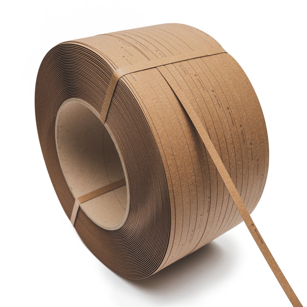 Ecostrap™ paper strapping 200/190 core 12mm x 2000m FSC®